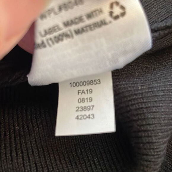 INC International Concepts Womens Black Lace Mesh Sleeve Sweater Size 1X - Picture 6 of 10